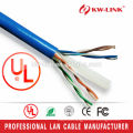 CAT6 UTP 24AWG/23AWG CCA /Pure Copper CM Rated UL Network cable
